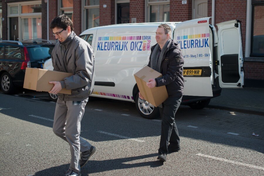Zorgvuldig bezorgen bij Kleurrijk OKZ